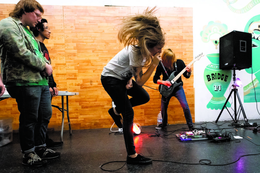 Novolascura performs at Bridgetown D.I.Y. in La Puente.